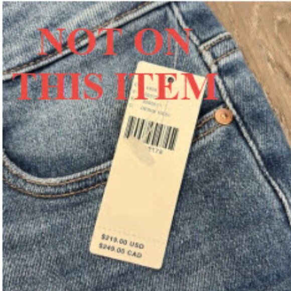 Paige Cindy Straight Leg Ankle Length Jean With Destroyed Hem Size 26 - Picture 15 of 16